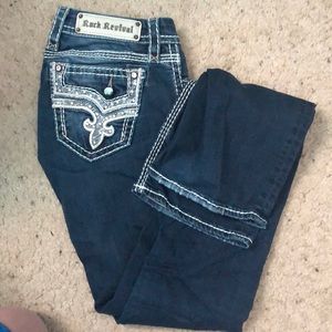 Rock Revival Boot-Cut Jeans 27 XL